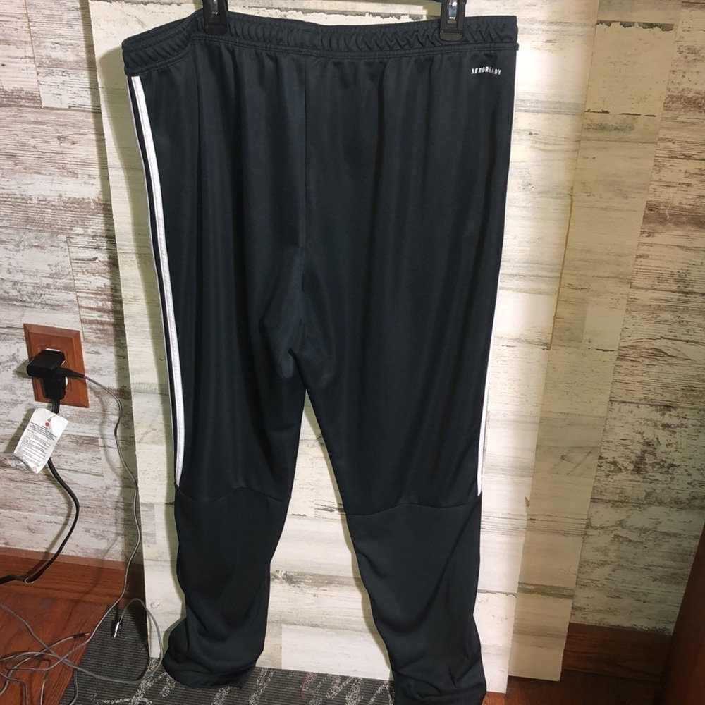 Adidas prime green pants aeroready pants size 2XL gray and white adidas … - Picture 5 of 6